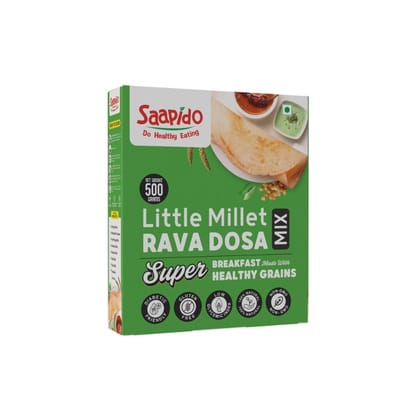 Saapido Little Millet Rava Dosa Mix 500 Gms