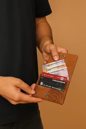 Tan croc print native batua