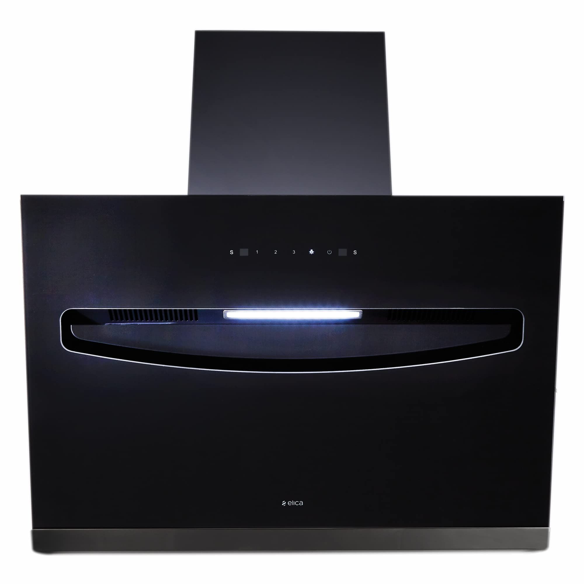 Elica 60 cm 1200 m3/hr Filterless Kitchen Chimney with 15 Years Warranty (EFL-S607 LTW VMS, Motion Sensor Control) Elica 60 cm 1200 m3/hr Filterless Kitchen Chimney with 15 Years Warranty (EFL-S607 LTW VMS, Motion Sensor Control) - Black / 2021