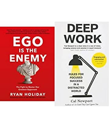 Ego is the Enemy + Deep Work: Rules for Focused Success in a Distracted World (Set of 2 Books)