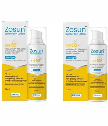ZUULUZRS Sunscreen Lotion For All Skin Type ( Pack of 2 )