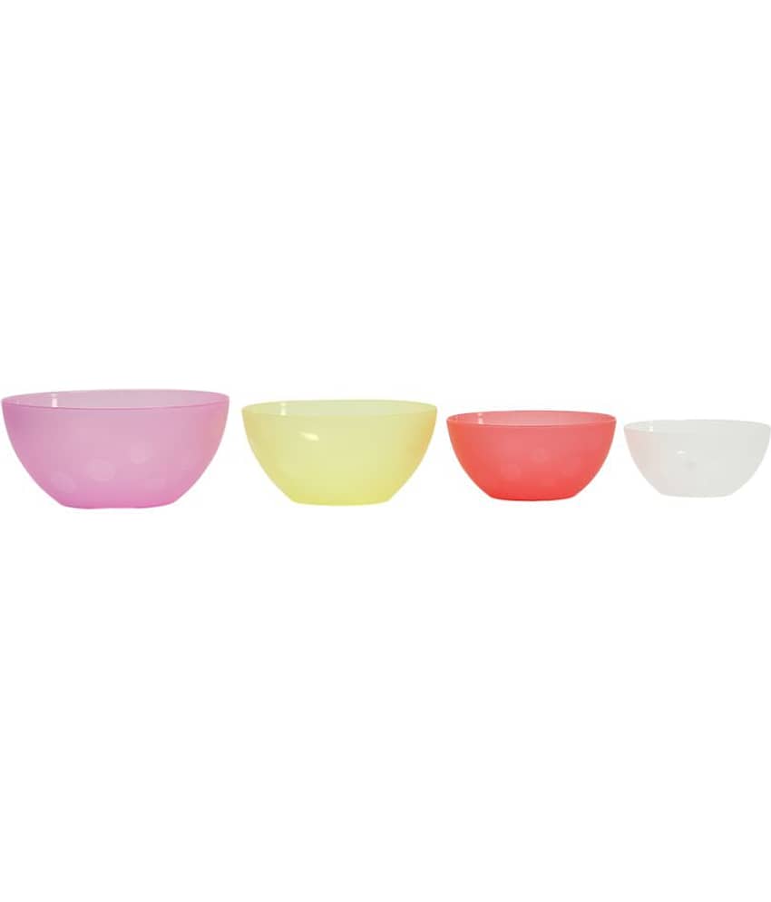 Jaypee Plus Plastic Mixing Bowl 4 Pc