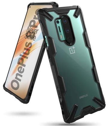 (Refurbished) OnePlus 8 Pro Back Cover Case | Fusion X - Black