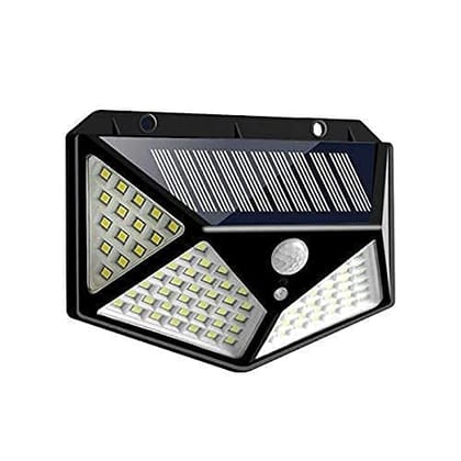 SMARTCAM Solar Light 100 LED Motion Sensor Light 4 Side Bright Light with Dim Mode - Security Lamp for Home,Outdoors Pathways | Bright Solar Wireless Security Motion Sensor Light 100 Led
