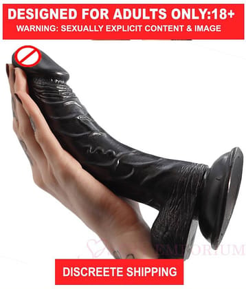 10 Inch Curve Shape Sex Toy Artificial Penis Dildo For Women With Strong Suction Cup