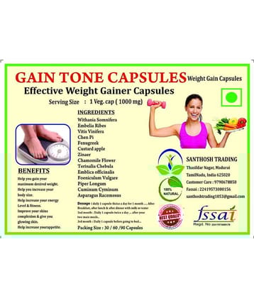 BioMed GAIN TONE CAPSULES Pack of 2 90 no.s Weight Gainer Tablets Pack of 2