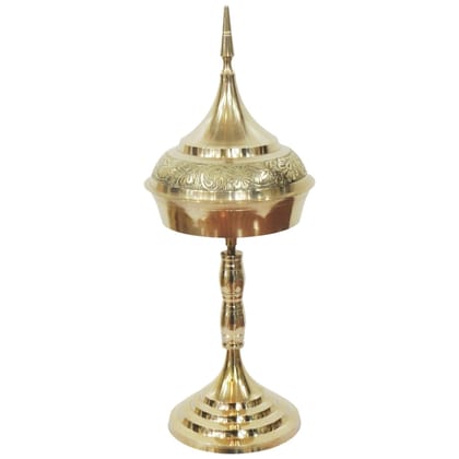 Brass Hurahi Hori No.4 | Handmade Indian Brass Utensil, Height : 13.5 Inch (ZMAS331 E)