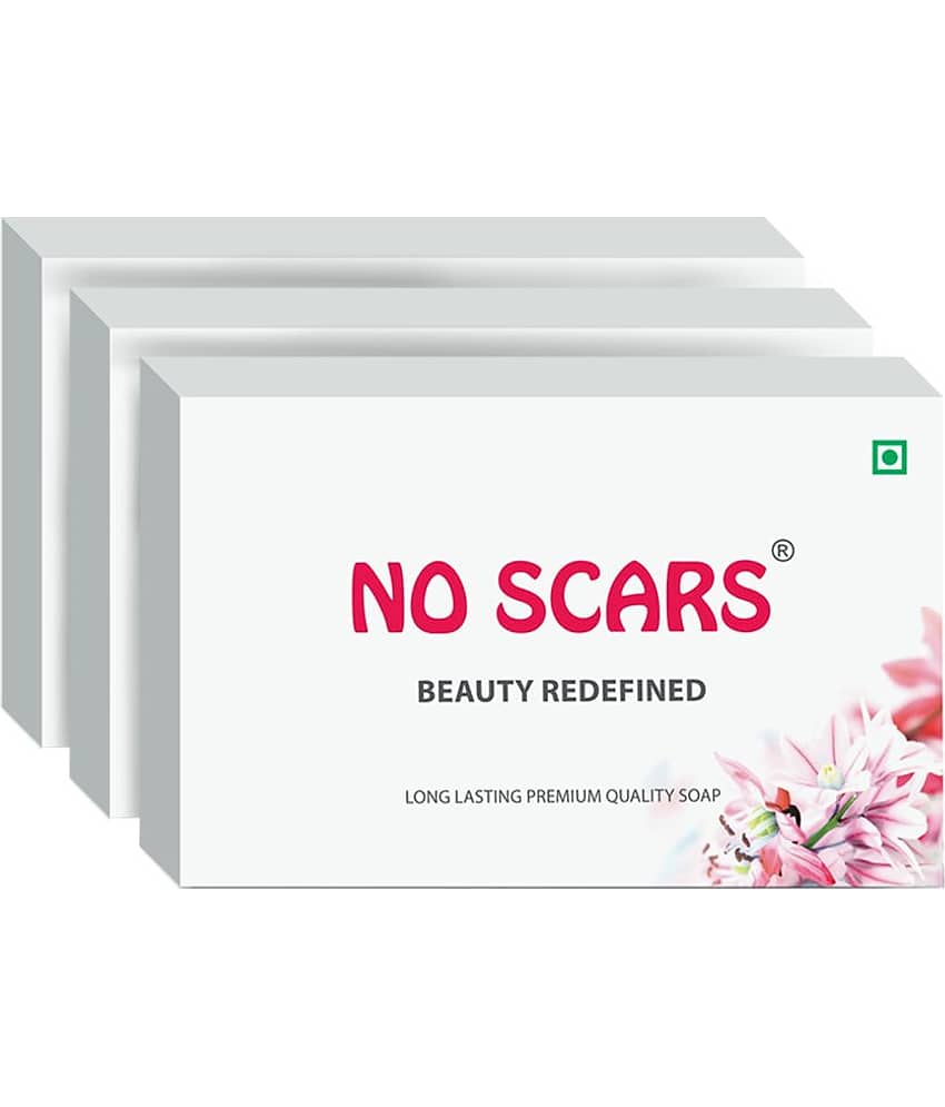 No Scars - Skin Whitening Bathing Bar for All Skin Type ( Pack of 3 )