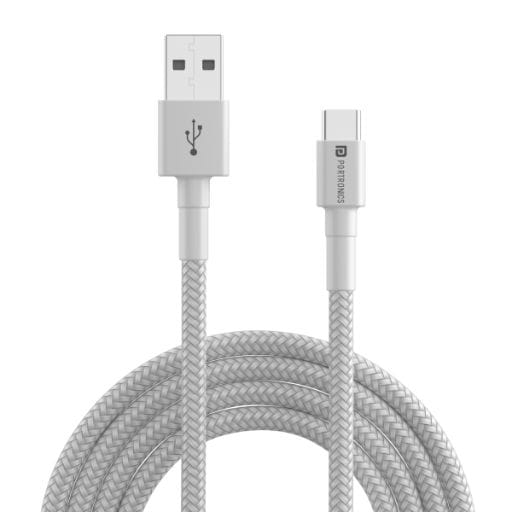 Portronics Konnect B Type C Cable (White)