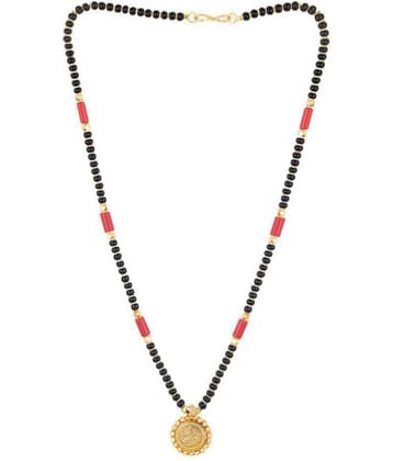 SHANKHRAJ MALL GOLD PLATED LUXMI DESIGN NECKLACE MANGALSUTRA FOR GIRL/WOMEN-100101