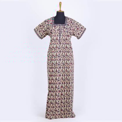 RELAX Cotton Nighty PLEATED XL
