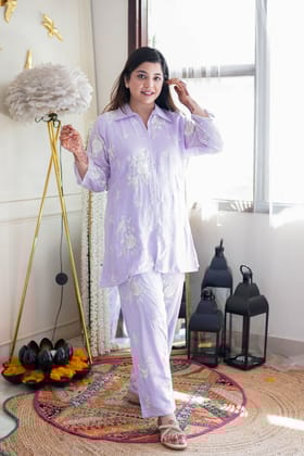 Lavender Thread Work Cord Set-One Size