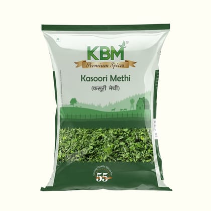 KBM Premium Spices Kasoori Methi, 50 gm Pouch