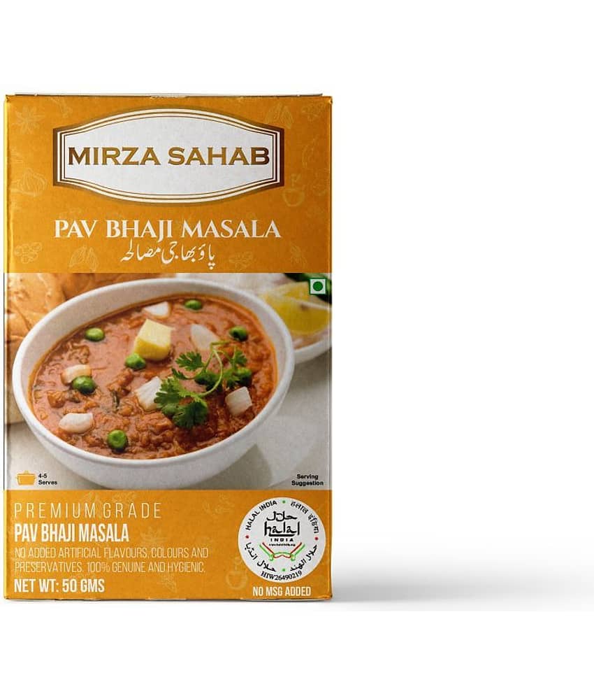 Mirza Sahab Pav Bhaji Masala Instant Mix 50 gm Pack of 4