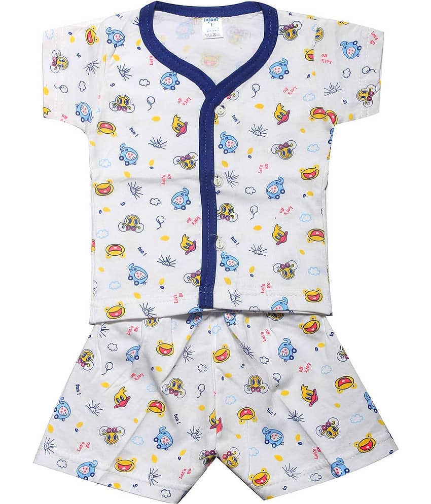 INFANT Unisex for Baby 100% Cotton T Shirts & Shorts ( Multi )