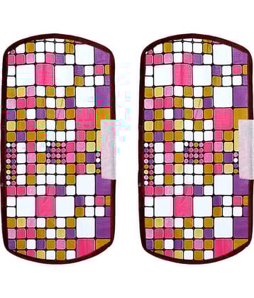 E-Retailer Set of 2 PVC Pink Fridge Handle Cover