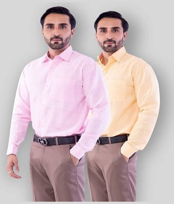 DESHBANDHU DBK - Multicolor Cotton Regular Fit Men's Casual Shirt ( Pack of 2 )