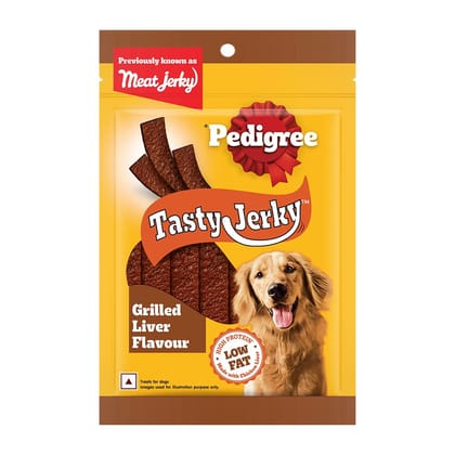 Pedigree® Tasty Jerky™ Grilled Liver Flavour Dog Treat 70g Pedigree® Tasty Jerky™ Grilled Liver Flavour Dog Treat 70g