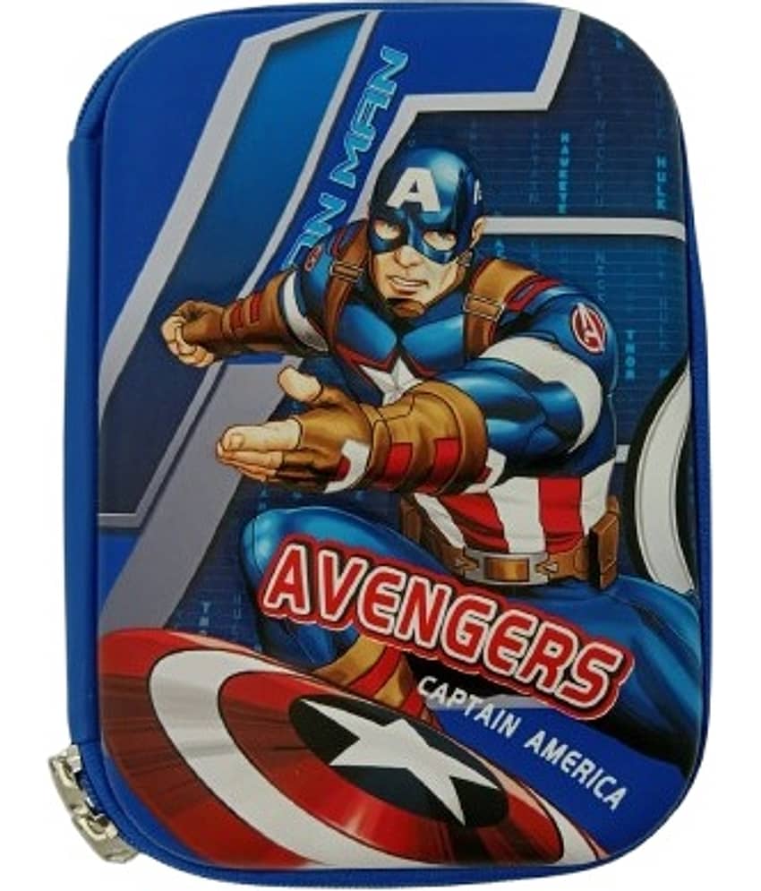 ECLET Full jambo Hardtop EVA Pencil Case Stationery Box Pen Holder Zipper Pouch Cosmetics Organizer School Kids Girls/Boys Multipurpose (Pack of 1) Random design & color sent