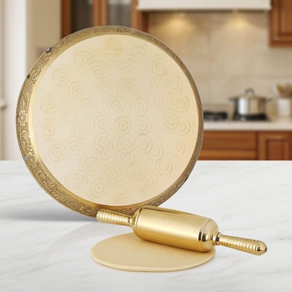 Pure Brass Chakla Belan For Kitchen Purpose (ZMAS495 B)