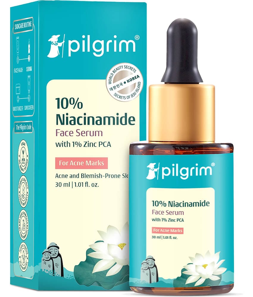 Pilgrim 10% Niacinamide Face Serum For Acne Marks - 30Ml Face Serum,For All Skin Type,30Ml (pack Of 1)