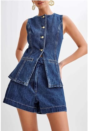 Gummy denim coord set-M