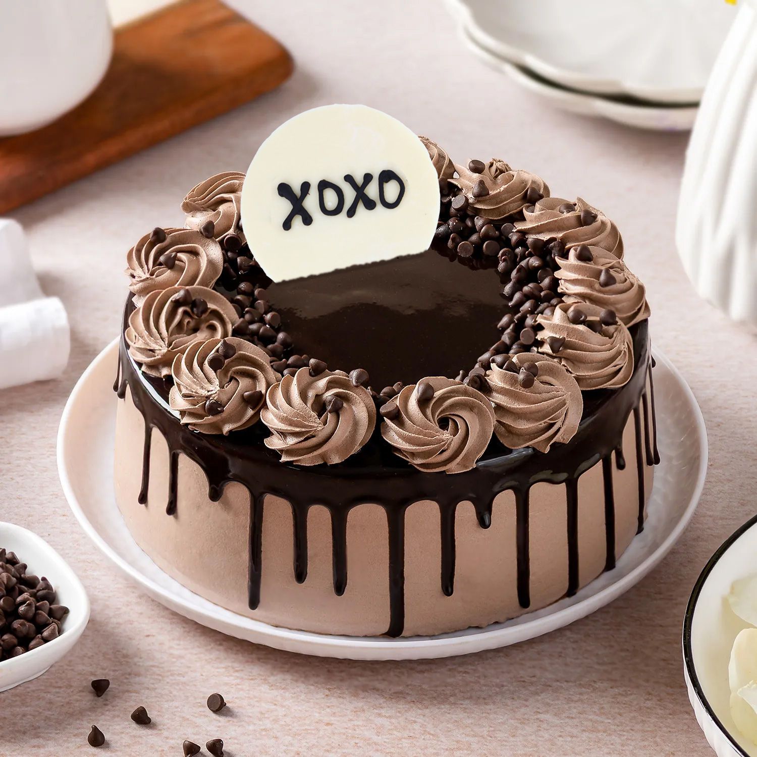 Sweetheart Chocolate Cake For Valentine Half Kg