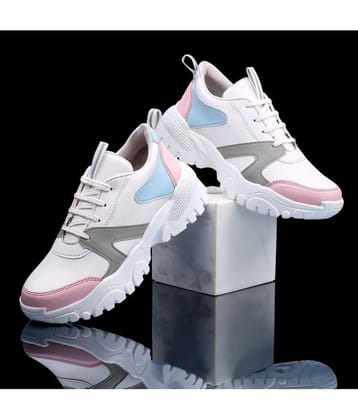 Shozie White Womens Sneakers - None