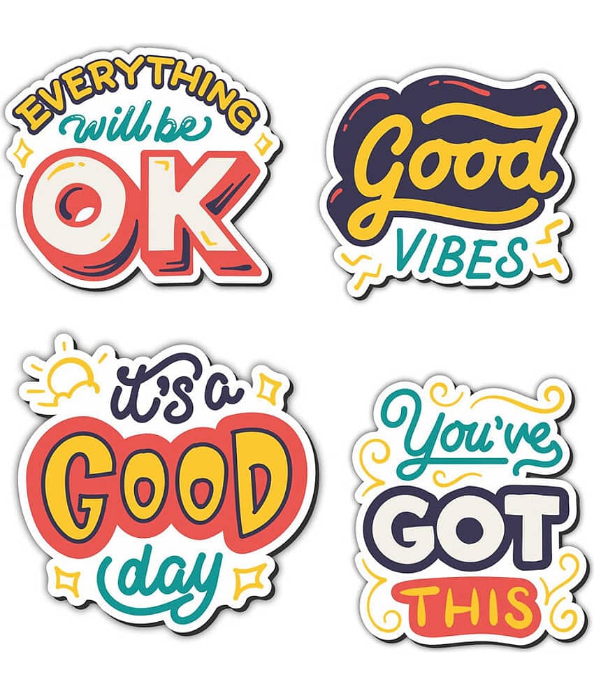 Saf Wood Fridge Magnet - Pack of 4