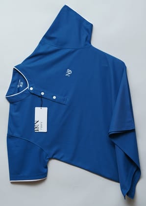 Airforce | Solid Henley Neck | Polo T-Shirt-M