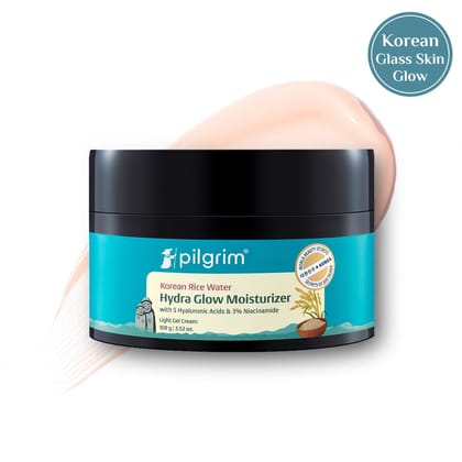 Pilgrim Korean Rice Water Hydra Glow Moisturizer - 100g