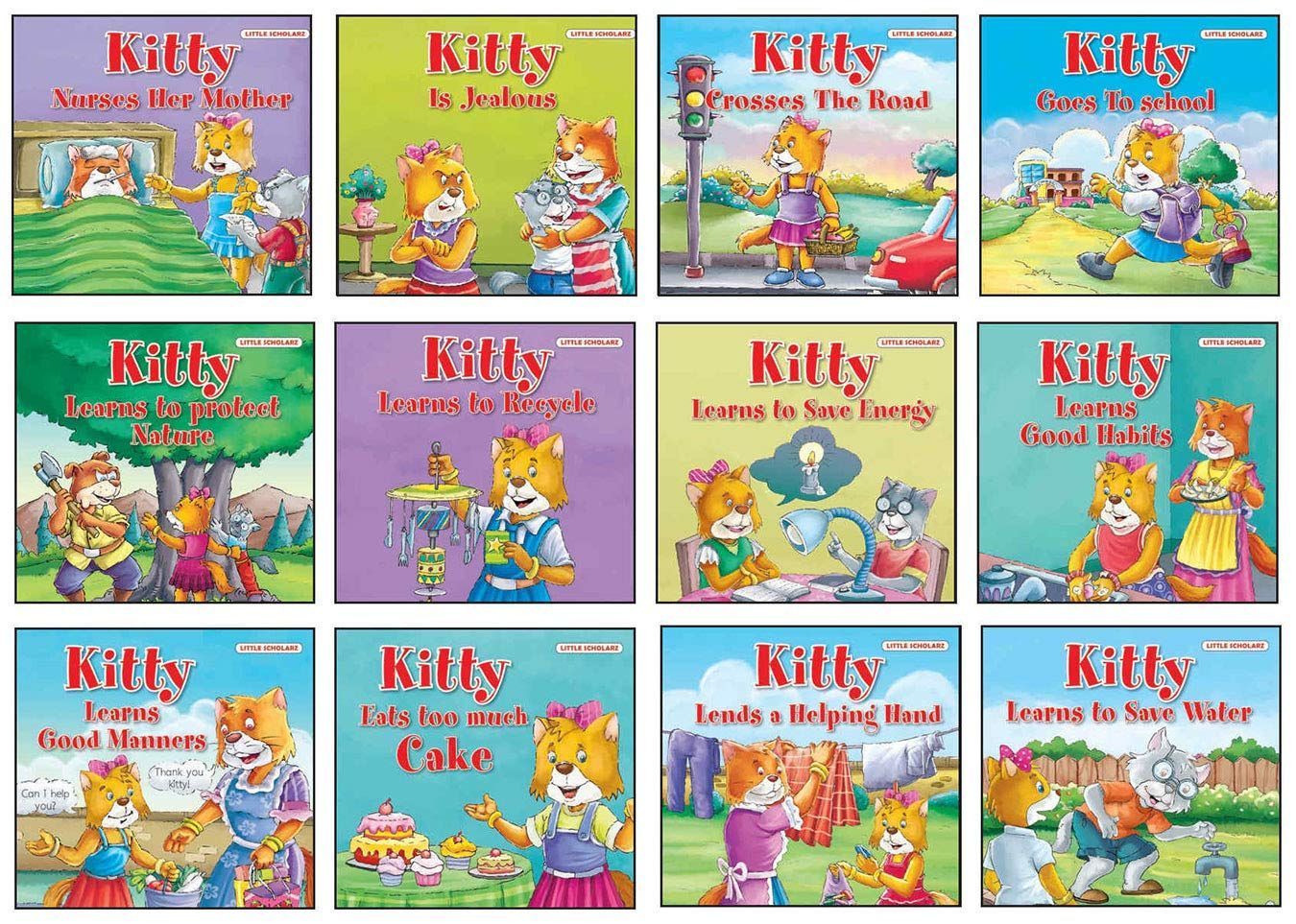 Kitty Series - 12 Book Series [Paperback] [Jan 01, 2019] LS Editorial Team