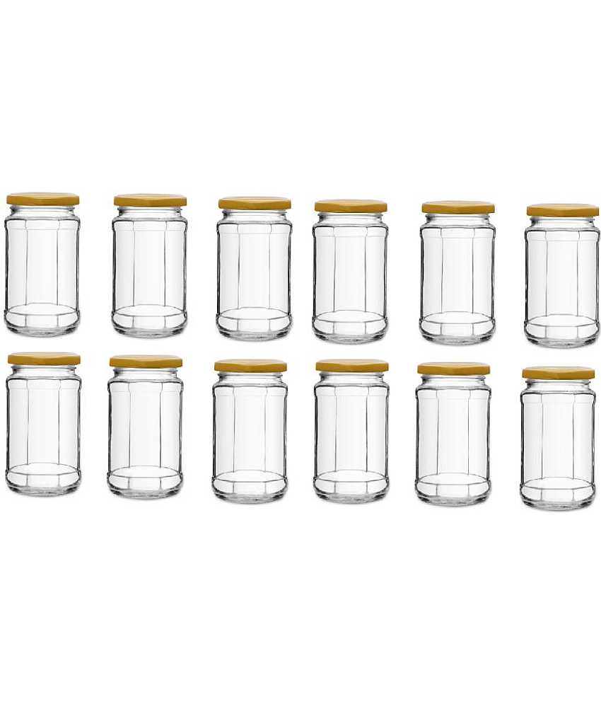 CROCO JAR - Gold Glass Spice Container ( More Than 10 )