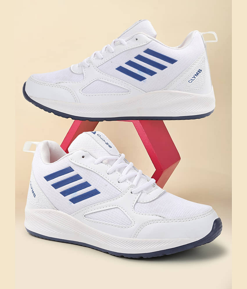 Clymb ONUS MARKETING White Men's Sports Running Shoes
