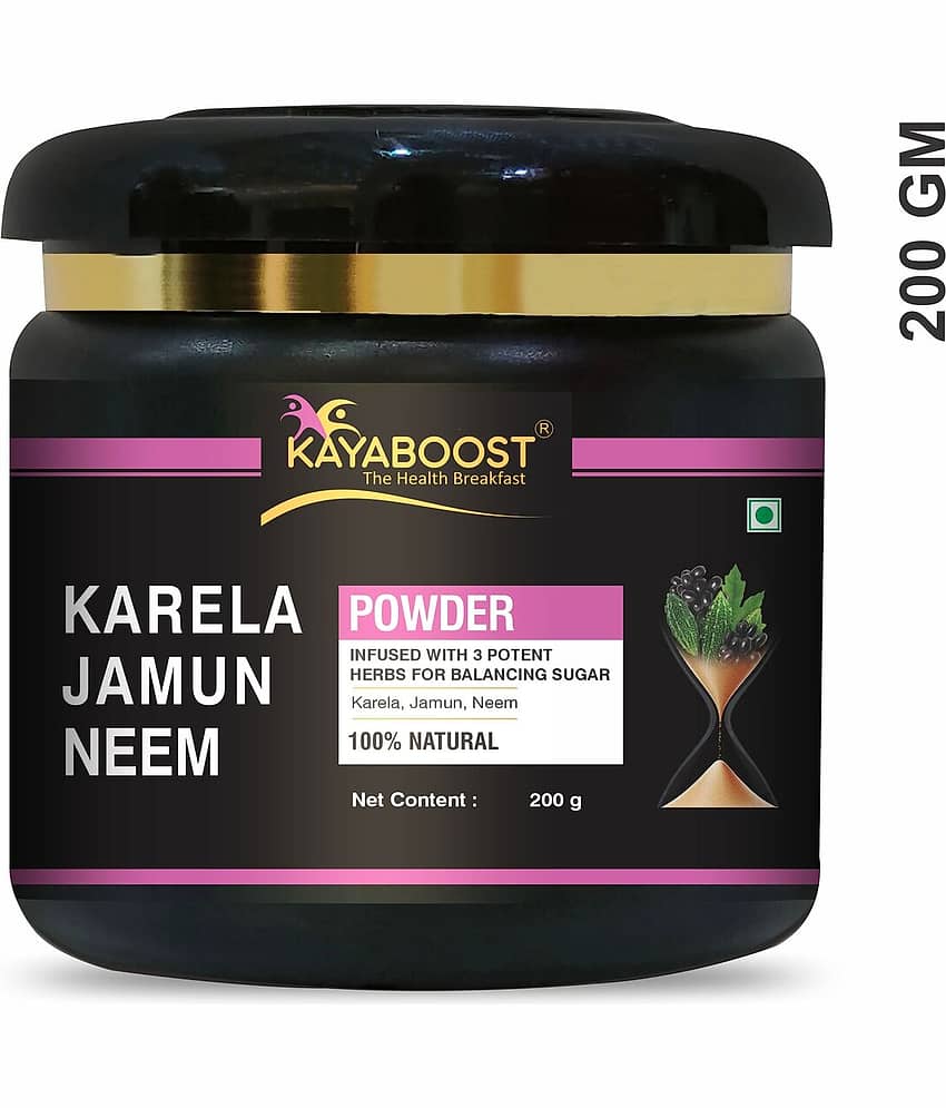 KAYABOOST Karela Jamun Neem Powder Powder 200 gm