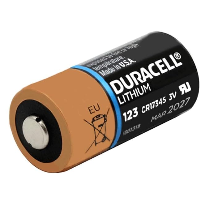 Duracell DL123A Lithium Camera Battery - 3 V DC
