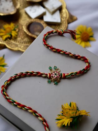 Kabir Multicolored Rakhi-Multicolored
