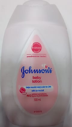 Johnson baby lotion helps nourish baby skin for 24H with coconut oil 100 ml