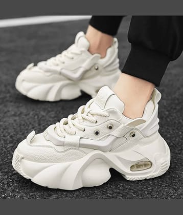 Akiko Shadow Pulse X1 White Men's Sneakers