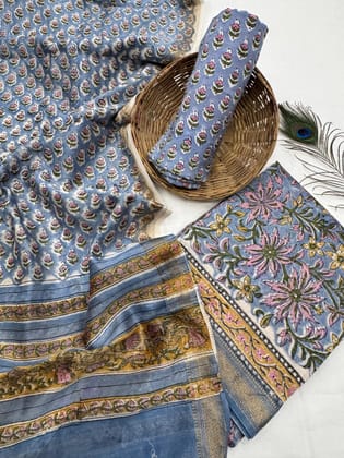 Maheshwari Silk Suit