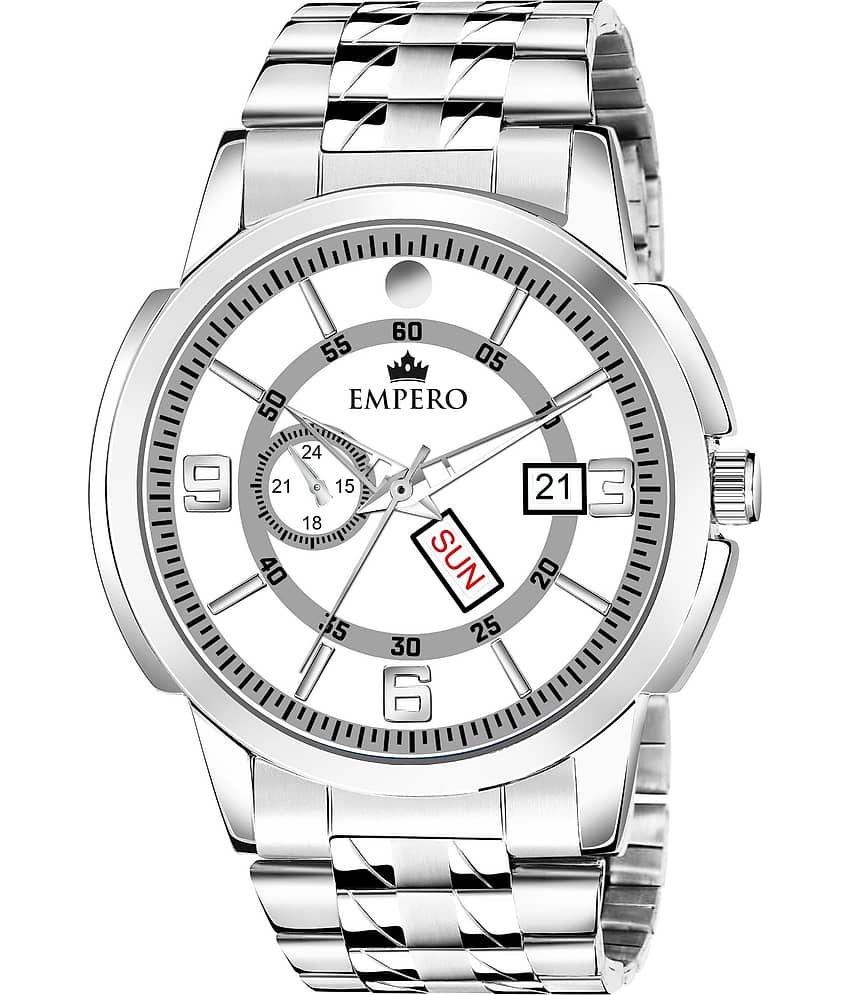 EMPERO - Silver Stainless Steel Analog Men's Watch