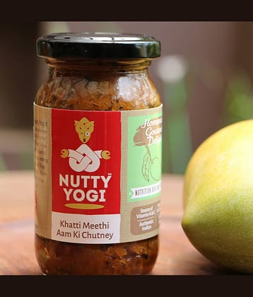 Nutty Yogi Khatti Meethi Aam Chutney 250 g