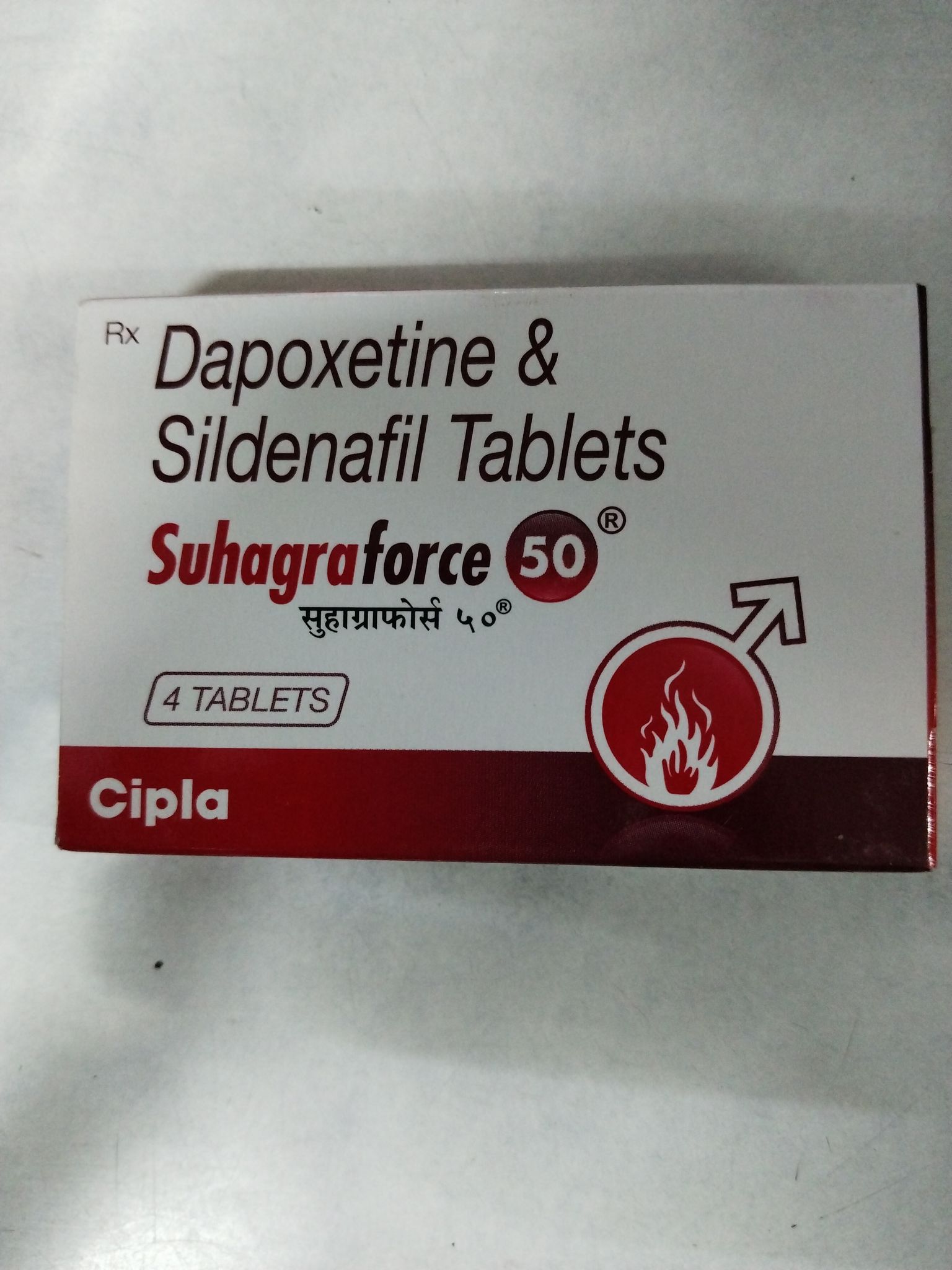 Cipla Suhagraforce 50 4tablets 