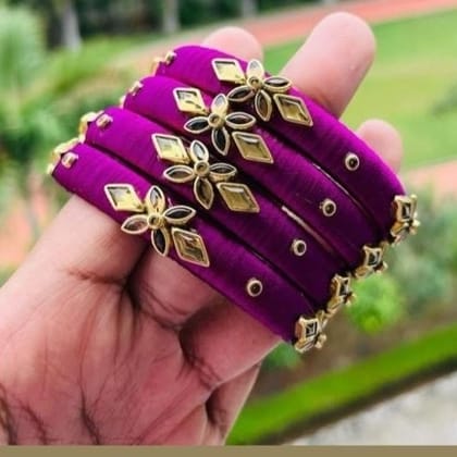 Kundan Stone Festive Bangles for Women All Colors Available Light Wait Design