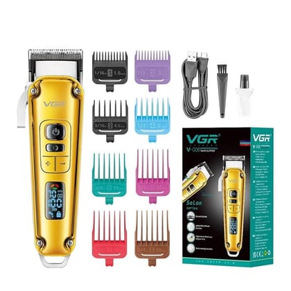 VGR V-006 Professional Hair Clipper For Men - Gold