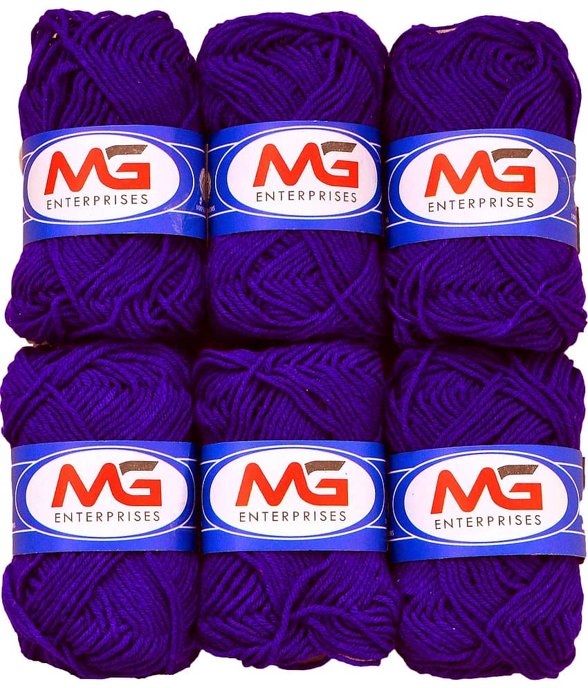 100% Acrylic Wool  Falsa 6 Pc M.G - Art-DDC