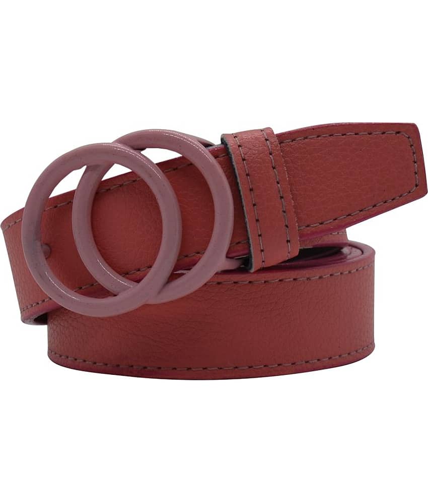 Loopa Pink PU Casual Belt