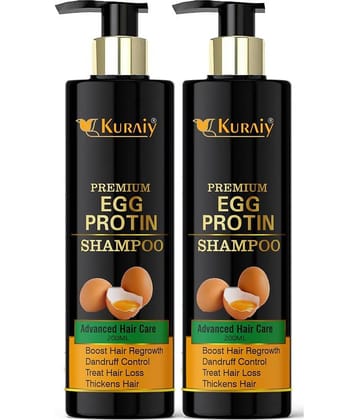 KURAIY EGGPROTEIN SHAMPOO FOR SMOOTH & SHINY HAIR 200ML PACK OF 2