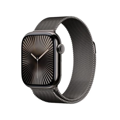 Apple Watch Series 10 GPS Cellular 42mm Slate Titanium Slate Milanese Loop