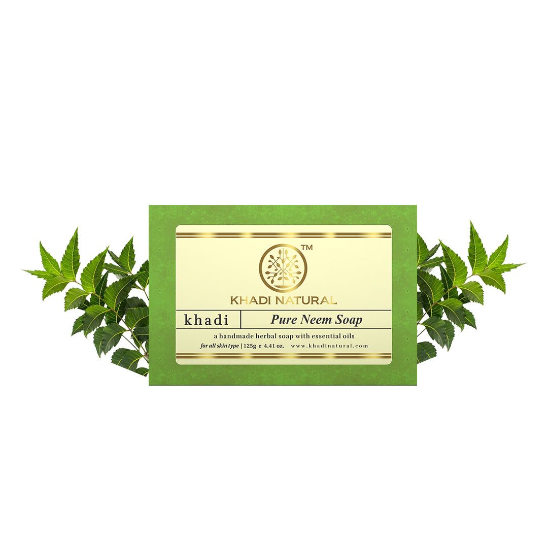 Khadi Natural Pure Neem Soap - 125gm